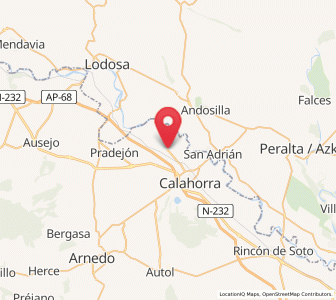 Map of Murillo de Calahorra, La Rioja