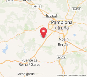 Map of Muru-Astráin, Navarre