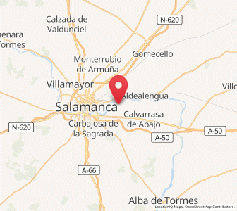 Map of Naharros del Rio, Castille and León