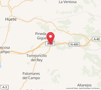 Map of Naharros, Castille-La Mancha