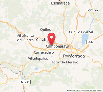 Map of Narayola, Castille and León