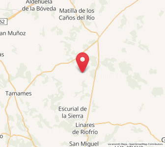 Map of Narros de Matalayegua, Castille and León