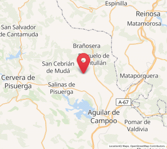 Map of Nava de Santullán, Castille and León