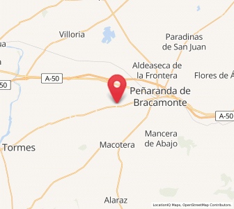 Map of Nava de Sotrobal, Castille and León