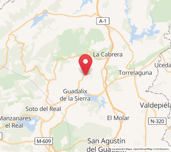 Map of Navalafuente, Madrid