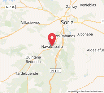Map of Navalcaballo, Castille and León