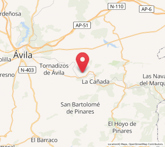 Map of Navalgrande, Castille and León