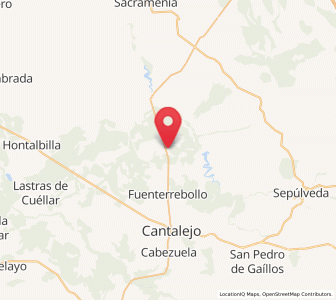 Map of Navalilla, Castille and León