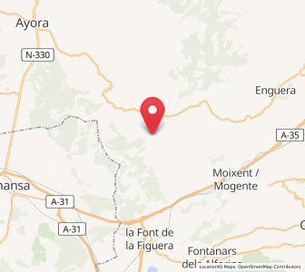 Map of Navalón de Abajo, Valencia