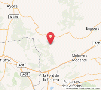 Map of Navalón de Arriba, Valencia