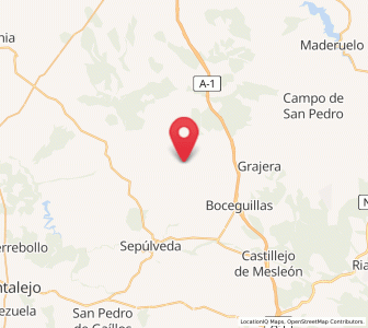 Map of Navares de Ayuso, Castille and León