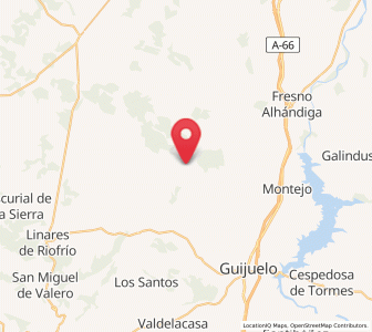 Map of Navarredonda de Salvatierra, Castille and León