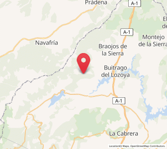 Map of Navarredonda, Madrid