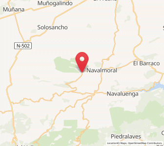 Map of Navarredondilla, Castille and León