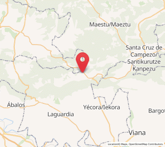 Map of Navarrete, Basque Country