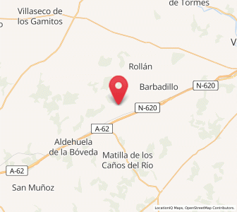 Map of Navas de Quejigal, Castille and León