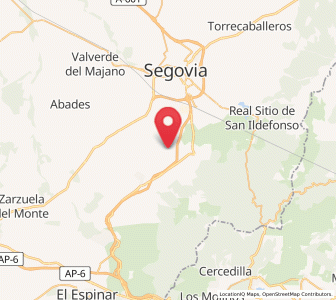 Map of Navas de Ríofrío, Castille and León