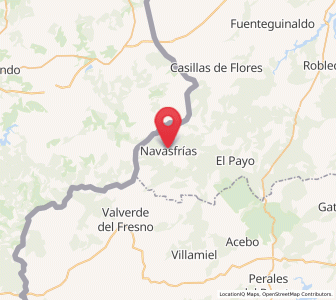 Map of Navasfrías, Castille and León