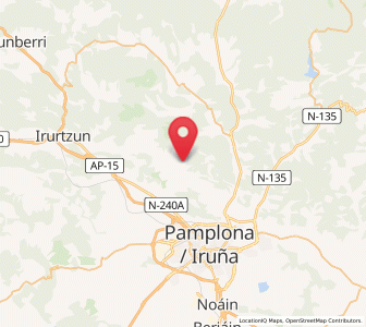 Map of Navaz, Navarre