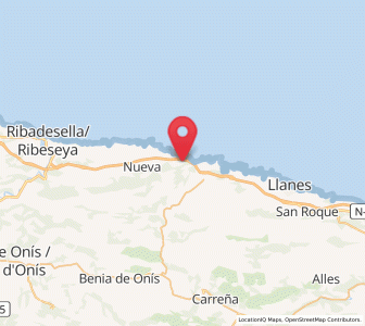 Map of Naves, Asturias