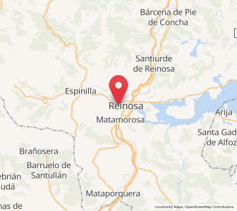 Map of Nestares, Cantabria