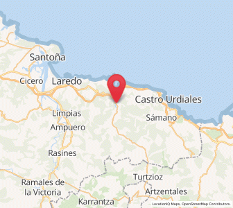 Map of Nocina, Cantabria