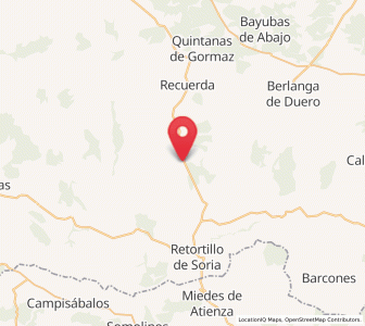 Map of Nograles, Castille and León
