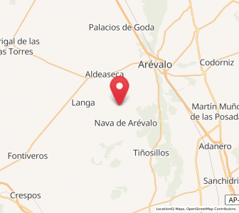 Map of Noharre, Castille and León