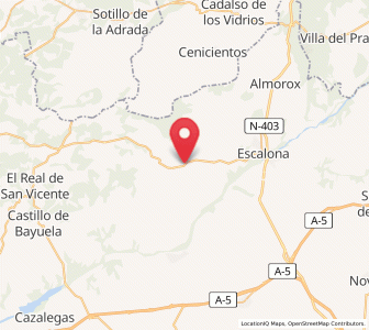 Map of Nombela, Castille-La Mancha