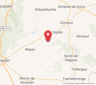 Map of Nomparedes, Castille and León