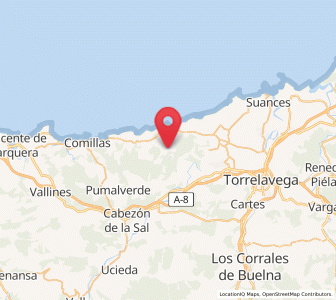 Map of Novales, Cantabria