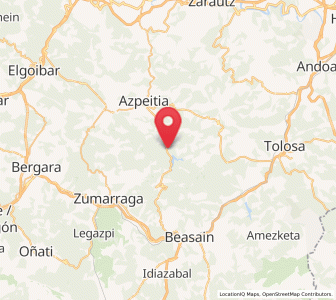 Map of Nuarbe, Basque Country