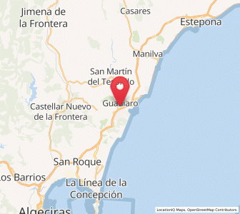 Map of Nuevo Guadiaro, Andalusia