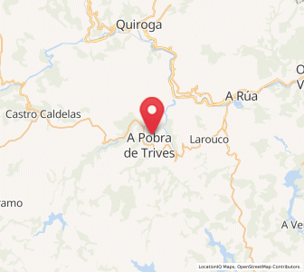 Map of O Cal, Galicia