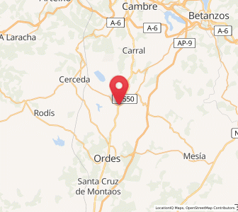 Map of O Mesón do Vento, Galicia
