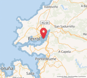Map of O Montón, Galicia