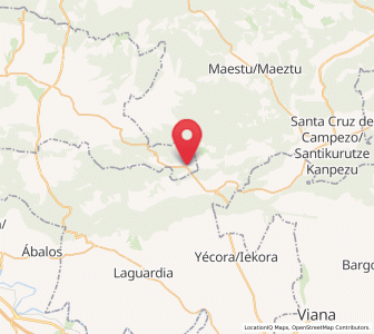 Map of Obécuri, Castille and León
