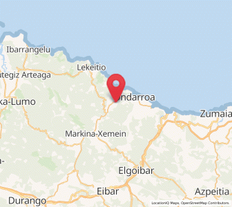 Map of Obekolaldea, Basque Country