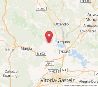 Map of Okoizta / Acosta, Basque Country