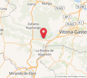 Map of Olabarri / Ollávarre, Basque Country