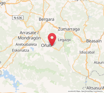 Map of Olabarrieta, Basque Country