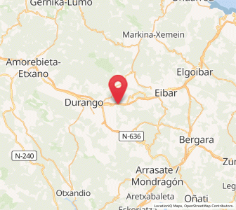Map of Olakueta, Basque Country
