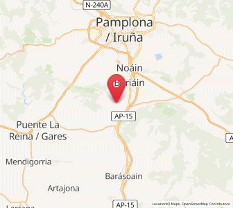 Map of Olaz-Subiza, Navarre