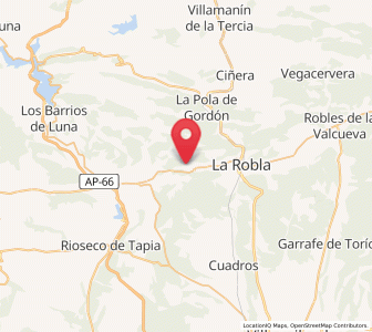 Map of Olleros de Alba, Castille and León