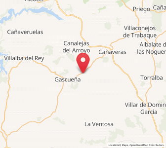 Map of Olmeda de la Cuesta, Castille-La Mancha