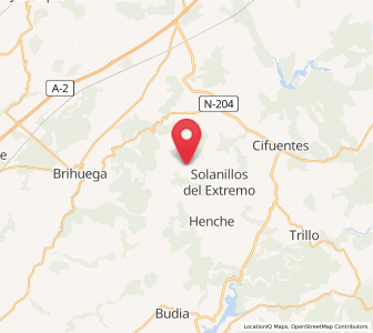 Map of Olmeda del Extremo, Castille-La Mancha