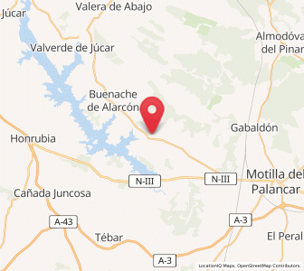 Map of Olmedilla de Alarcón, Castille-La Mancha