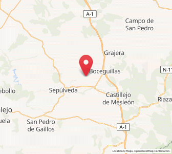Map of Olmillo, Castille and León