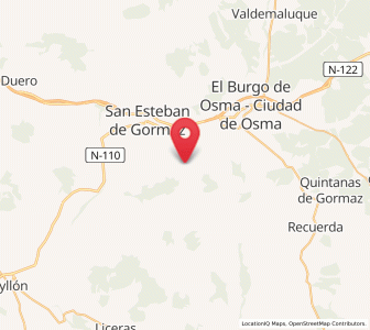 Map of Olmillos, Castille and León