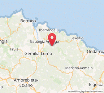 Map of Oma, Basque Country
